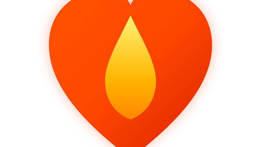 Blazing Heart Studio Official Flame Heart Emblem